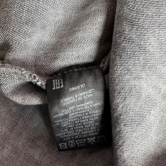 Isabel Etoile Marant Tie Dye Acid Wash Print Mock Neck Button up top - Picture 5 of 13